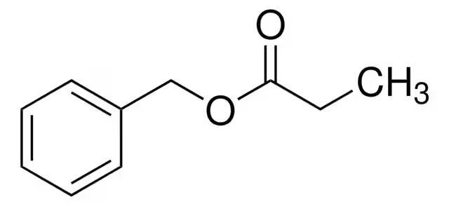 Benzyl propionate structure, CAS 122-63-4