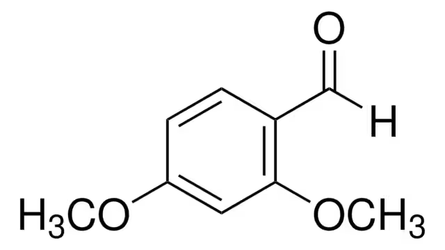 2,4-Dimethoxybenzaldehyde structure, CAS 613-45-6