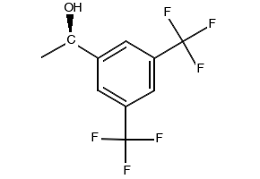 (R)-1-[3,5-Bis(trifluoromethyl)phenyl]ethanol structure, CAS 127852-28-2