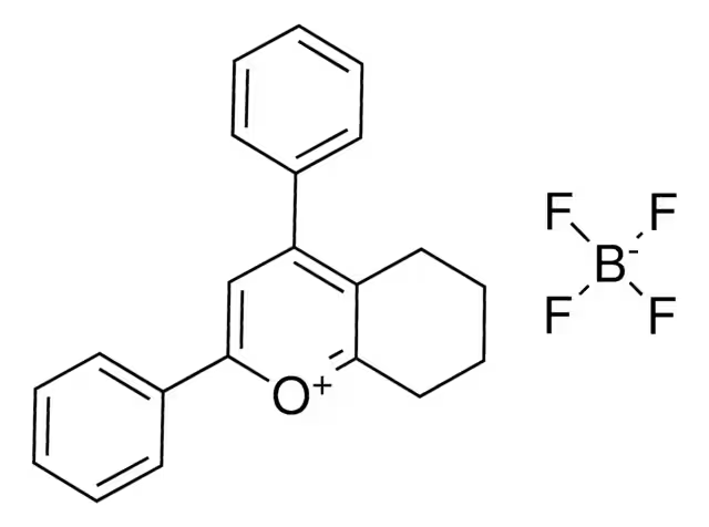 2,4-Diphenyl-5,6,7,8-tetrahydrochromenyliumtrifluoromethanesulphonate structure, CAS 81128-01-0