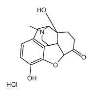 oxymorphone hydrochloride structure, CAS 357-07-3