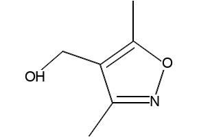 (3,5-DIMETHYL-4-ISOXAZOLYL)METHANOL structure, CAS 19788-36-4