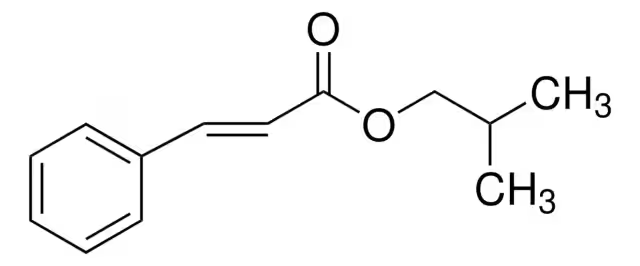 Isobutyl cinnamate structure, CAS 122-67-8