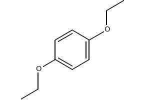 1,4-Diethoxybenzene structure, CAS 122-95-2