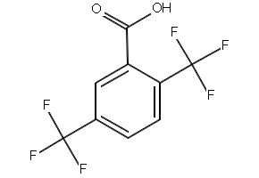 2,5-Bis(trifluoromethyl)benzoic acid structure, CAS 42580-42-7