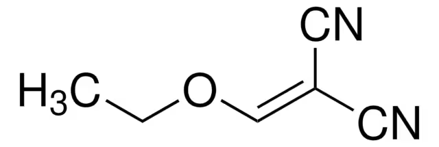 Ethoxymethylenemalononitrile structure, CAS 123-06-8