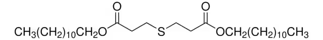 Dilauryl thiodipropionate structure, CAS 123-28-4