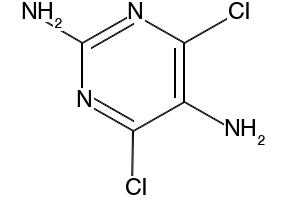 2,5-Diamino-4,6-dichloropyrimidine structure, CAS 55583-59-0