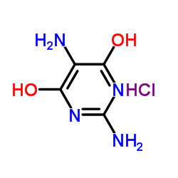 2,5-Diamino-4,6-dihydroxypyrimidine hydrochloride structure, CAS 56830-58-1