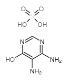 2,5-Diamino-4,6-dihydroxypyrimidine sulfate structure, CAS 52502-66-6