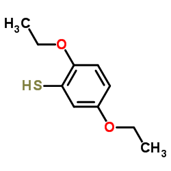 2,5-Diethoxythiophenol structure, CAS 29236-93-9