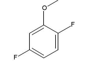 2,5-Difluoroanisole structure, CAS 75626-17-4