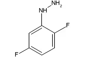 2,5-Difluorophenylhydrazine structure, CAS 97108-50-4