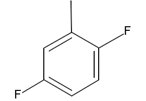 2,5-Difluorotoluene structure, CAS 452-67-5