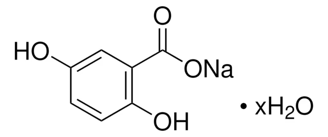 2,5-Dihydroxybenzoic acid sodium structure, CAS 4955-90-2