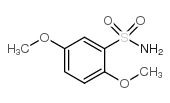 2,5-Dimethoxybenzenesulphonamide structure, CAS 19116-90-6