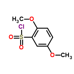2,5-Dimethoxybenzenesulphonyl chloride structure, CAS 1483-28-9