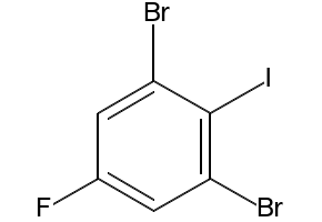2,6-Dibromo-4-fluoroiodobenzene structure, CAS 62720-29-0