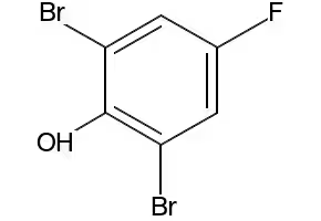 2,6-Dibromo-4-fluorophenol structure, CAS 344-20-7