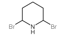 2,6-Dibromopiperidine structure, CAS 916792-59-1