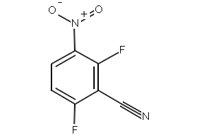 2,6-Difluoro-3-nitrobenzonitrile structure, CAS 143879-77-0