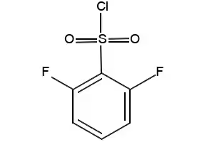 2,6-Difluorobenzenesulfonyl chloride structure, CAS 60230-36-6