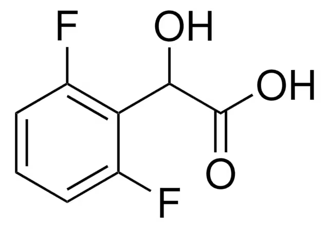 2,6-Difluoromandelic acid structure, CAS 207981-50-8