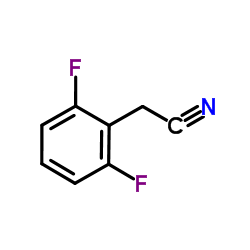 2,6-Difluorophenylacetonitrile structure, CAS 654-01-3