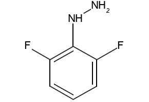 2,6-Difluorophenylhydrazine structure, CAS 119452-66-3