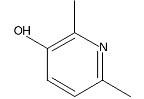 2,6-Dimethyl-3-hydroxypyridine structure, CAS 1122-43-6