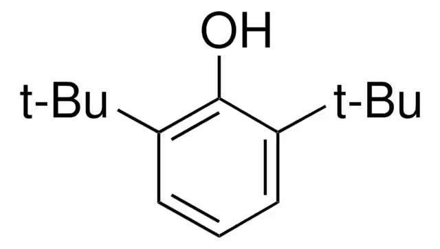 2,6-Di-tert-butylphenol structure, CAS 128-39-2