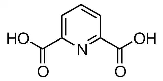 2,6-Pyridinedicarboxylic acid structure, CAS 499-83-2