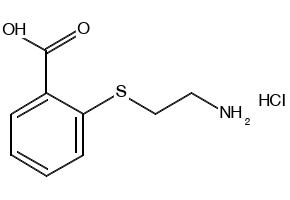 2-[(2-Aminophenyl)thio]benzoic acid hydrochloride structure, CAS 114724-41-3