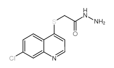 2-[(7-Chloroquinolin-4-yl)thio]acetohydrazide structure, CAS 306935-50-2