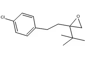 2-[2-(4-Chlorophenyl)ethyl]-2-(1,1-dimethyl)-oxirane structure, CAS 80443-63-6