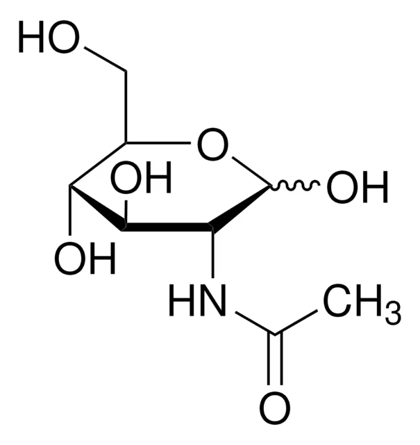 2-Acetamido-2-deoxy-D-glucose structure, CAS 7512-17-6