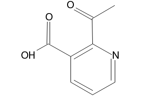 2-Acetonicotinic acid structure, CAS 89942-59-6