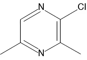 2-Acetyl-3,5-dimethylpyrazine structure, CAS 54300-08-2