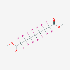 Dimethyl perfluoroazelate structure, CAS 22116-90-1