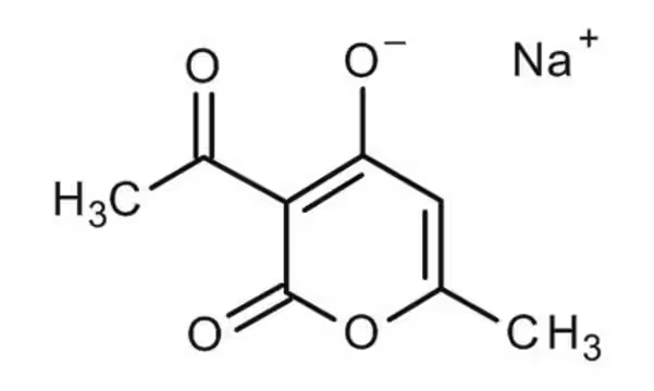 2-Acetyl-5-hydroxy-3-oxo-4-hexenoic acid delta-lactone sodium salt structure, CAS 4418-26-2
