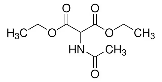 2-Acetylaminomalonic acid diethyl ester structure, CAS 1068-90-2