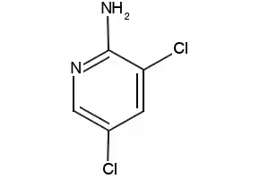 2-Amino-3,5-dichloropyridine structure, CAS 4214-74-8