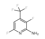 2-Amino-3,6-difluoro-4-(trifluoromethyl)pyridine structure, CAS 675602-89-8