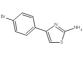 2-Amino-4-(4-bromophenyl)thiazole structure, CAS 2103-94-8