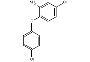 2-Amino-4,4'-dichlorodiphenyl ether structure, CAS 121-27-7