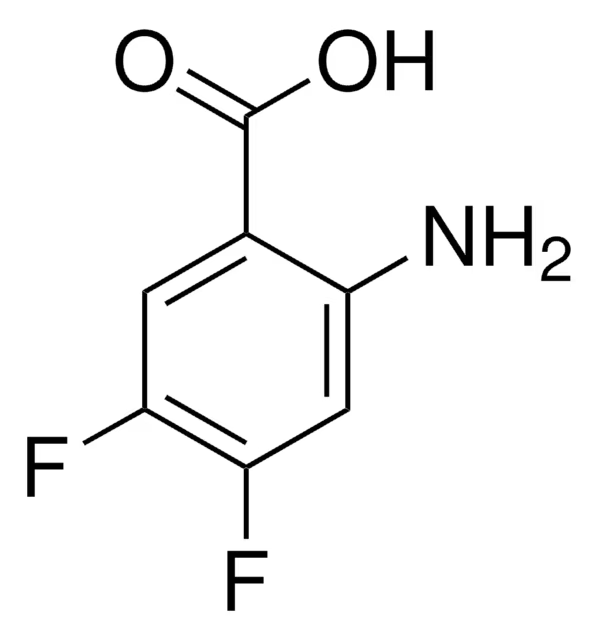 2-Amino-4,5-difluorobenzoic acid structure, CAS 83506-93-8
