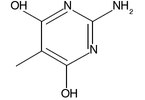 2-Amino-4,6-dihydroxy-5-methylpyrimidine structure, CAS 55477-35-5