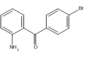 2-Amino-4'-bromobenzophenone structure, CAS 1140-17-6
