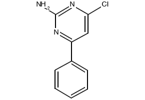 2-Amino-4-chloro-6-phenylpyrimidine structure, CAS 36314-97-3