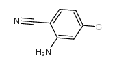 2-Amino-4-chlorobenzonitrile structure, CAS 38487-86-4